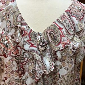 Women’s paisley blouse